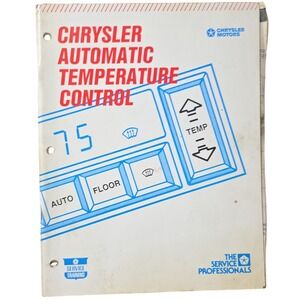 Chrysler Automatic Temperature Control Service Manual Training Program